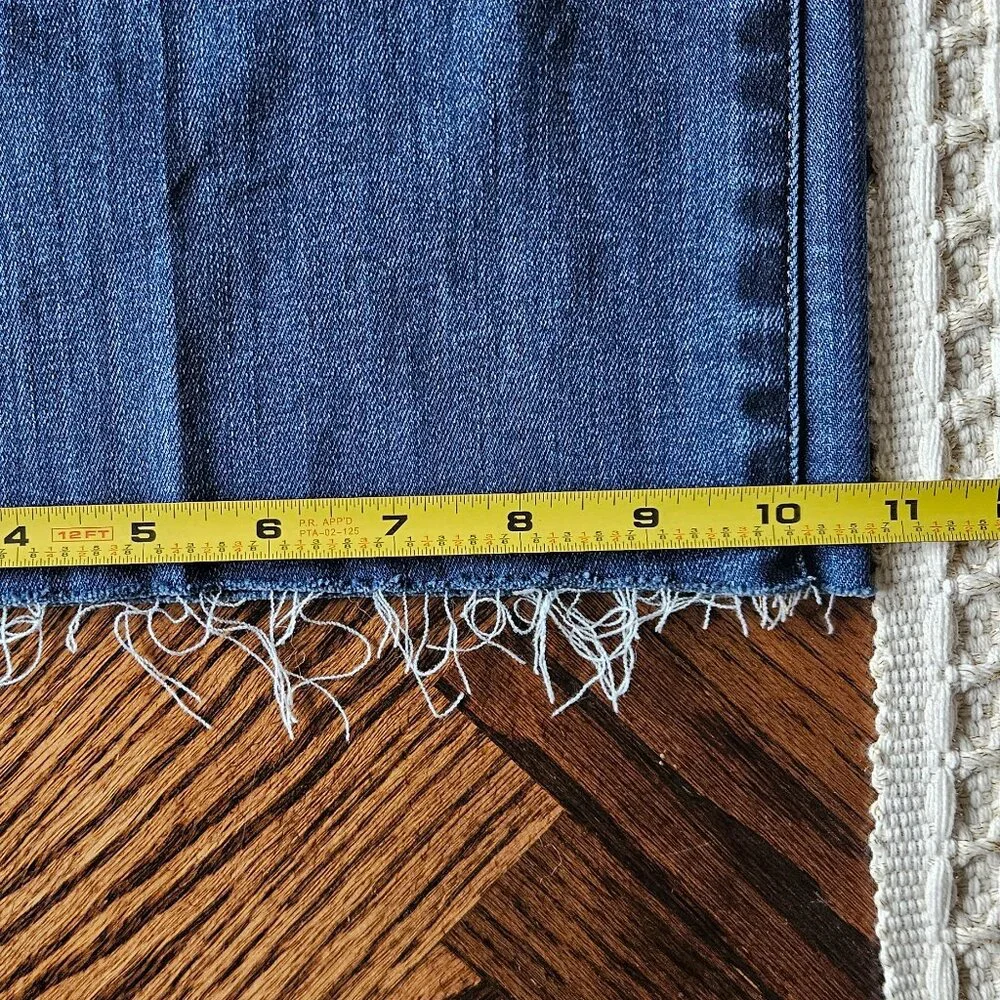 Frame Le Slim Palazzo jeans, fitted hip, high-rise, wide-leg sz 25 NEW w/tags - Picture 11 of 14